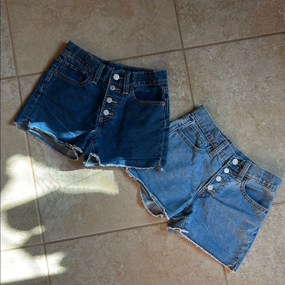 EUC set of Old Navy denim jean shorts